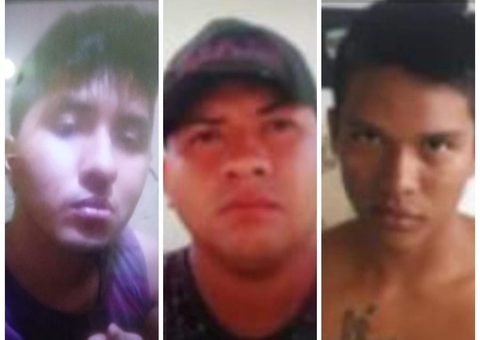 Polícia divulga foto de detentos foragidos de unidade prisional do Amazonas