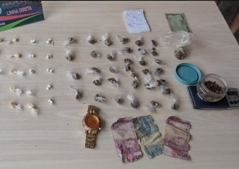 Dupla é capturada com drogas, após fugir de abordagem em Manaus