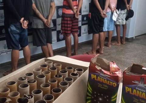 Polícia prende mais de 60 membros do CV que participaram de foguetório em Manaus