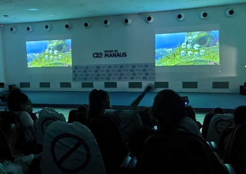 Projeto 'Cinema infantil' recebe crianças da zona Leste de Manaus