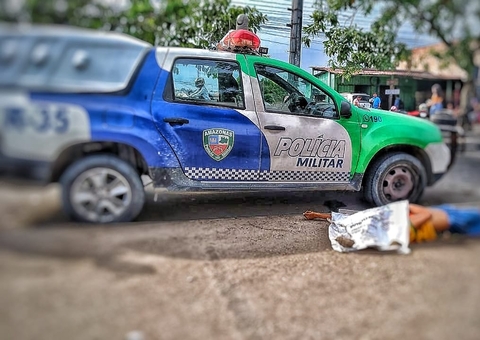 Jovem é executado com tiros no peito no meio da rua em Manaus