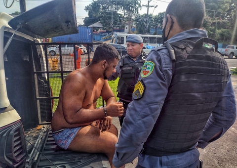 Homem é preso suspeito de jogar esposa do 2° andar de casa em Manaus
