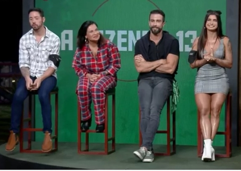 Rico, Solange, Erasmo e Marina formam a 7ª roça em 'A Fazenda 13'