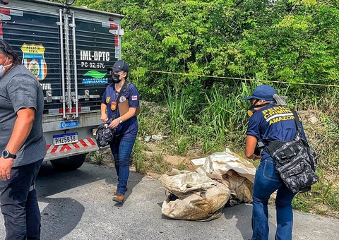 Corpo enrolado em saco é encontrado em bairro de Manaus