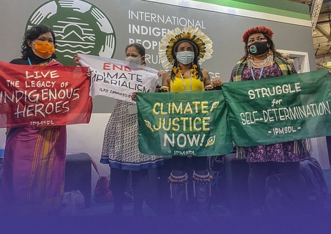 Em nota distribuída na COP26, Coiab questiona comportamento de governadores da Amazônia