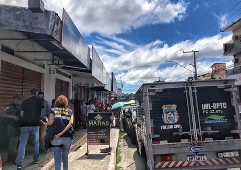 Empresário é executado com 8 tiros dentro de loja em Manaus