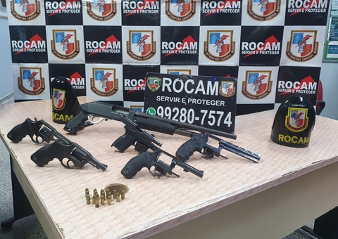 Jovem é preso e revela arsenal escondido em casa em Manaus