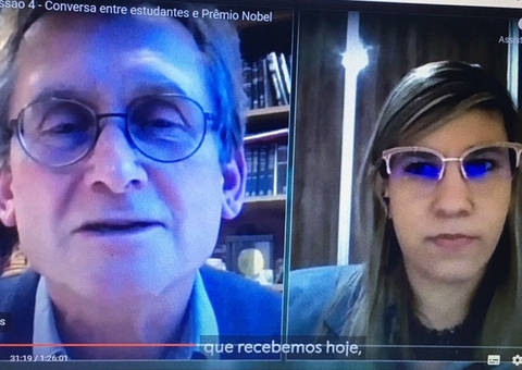 Aluna da Ufam representa Brasil em encontro internacional com prêmio Nobel  