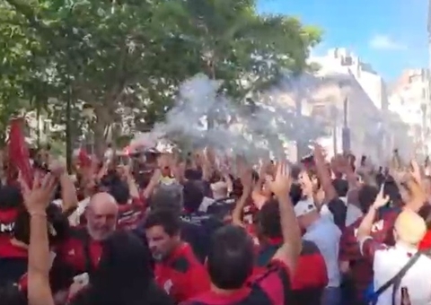 Flamenguistas de Manaus chegam a Punta Del Este em viagem para a final da Libertadores