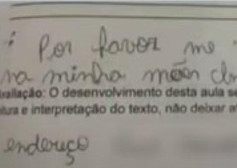 Homem é preso após criança escrever pedido de socorro em prova escolar