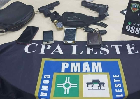 Cerca de 30 pessoas são presas com drogas e armas em três dias no Amazonas