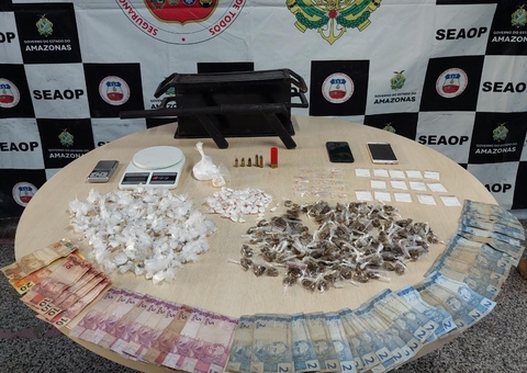 Preso com drogas entrega fornecedor 'Gordinho' em beco de Manaus