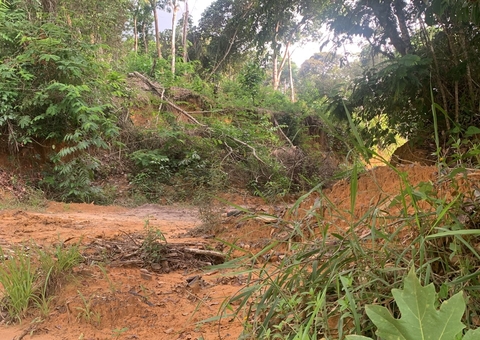 Funcionários de obra em Manaus encontram corpo de homem jogado em ramal