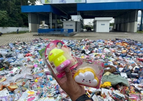 Ipem apreende e destrói 1 tonelada de produtos com risco ao consumidor em Manaus