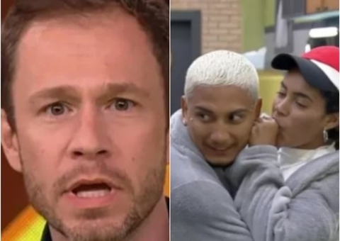 Tiago Leifert comenta críticas a Dynho e Sthe: 'um dia vai acontecer uma tragédia'