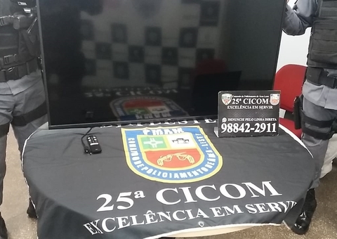 Homem é preso após anunciar TV roubada em site de vendas em Manaus