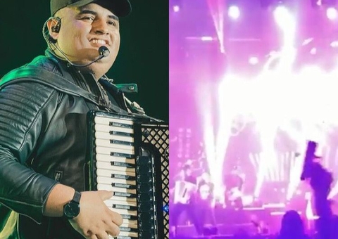 Homem faz disparos durante show de Tarcísio do Acordeon; Veja vídeo