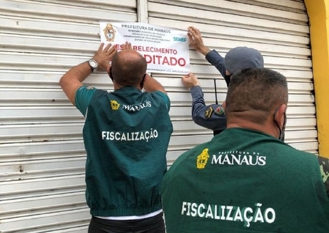 Lojas de fogos de artifícios são interditadas em Manaus