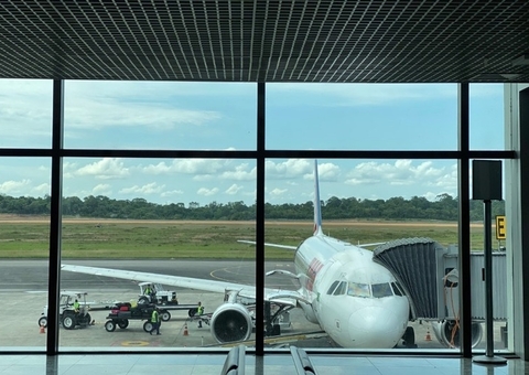 Ação de sensibilização contra a Covid-19 é realizada em aeroporto de Manaus