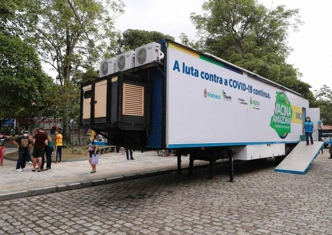 Vacinação contra a Covid em Manaus é reforçada com Carreta  Vacina Amazonas