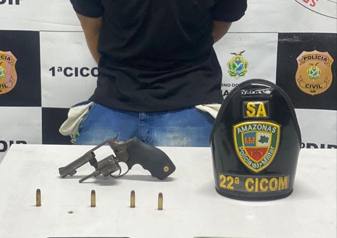 Detento que já responde por latrocínio é preso por assalto em Manaus