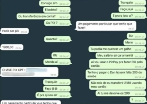 Homem tenta dar golpe e acaba perdendo R$ 200 ao ser enganado por vítima