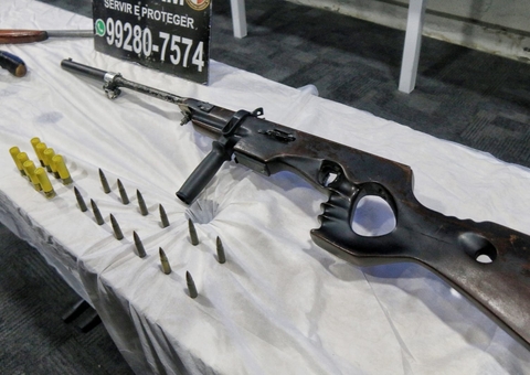 Pistoleiro de facção é preso durante operação da SSP em Manaus