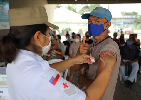 Amazonas já aplicou 5,8 milhões de vacinas contra Covid até esta segunda