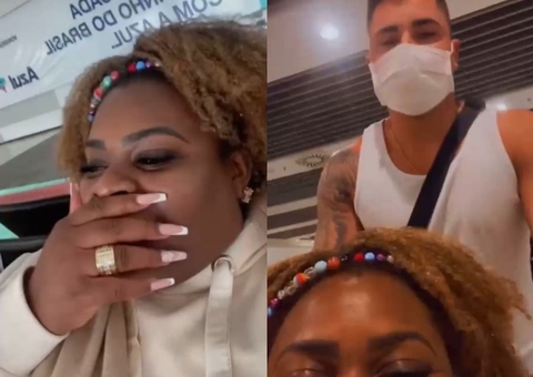 Jojo Todynho e marido perdem voo para lua de mel; vídeo