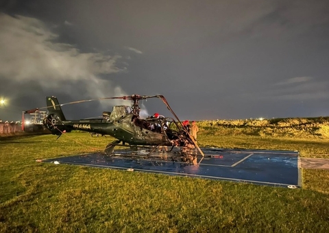 Suspeitos de ordenar incêndio de helicópteros do Ibama no Amazonas são presos pela PF