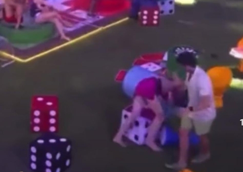 Bêbada, Eslovênia 'se arrebenta' em tombo no BBB 22