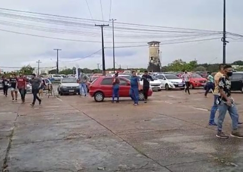 Correria e candidatos ‘perdidos’ marcam início do concurso da PM em Manaus