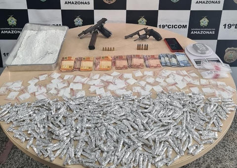 Operação prende oito pessoas e apreende armas e drogas em Manaus