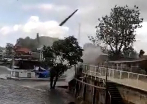 Após tromba d’água, município do Amazonas fica sem energia elétrica 