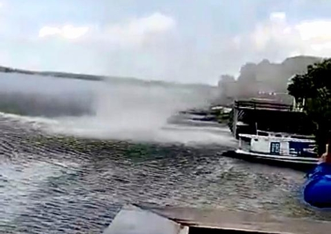 Após tromba d’água destruir casas e escola no Amazonas, Defesa Civil presta apoio a afetados