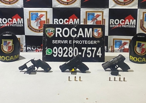 Adolescente é apreendido após ser flagrado com armas e munições em Manaus