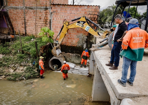 7 mil famílias são beneficiadas com obra de drenagem em comunidade de Manaus