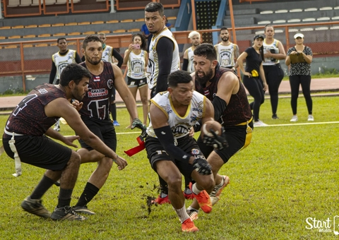 Sem patrocínio, time de flag footbal realiza rifa para disputar campeonato fora de Manaus
