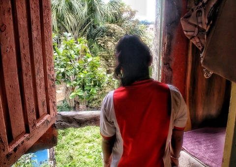 Desespero: Grávida e família estavam dormindo quando casa desabou em Manaus