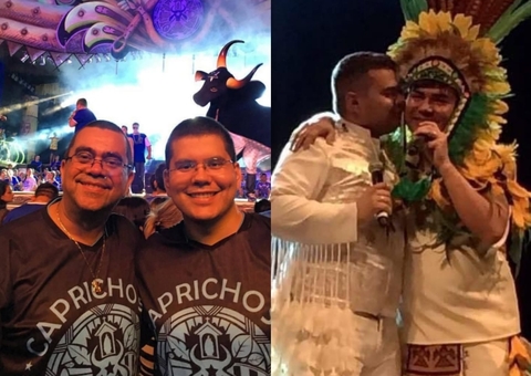 Filhos de Arlindo Jr e Klinger Araújo sobem ao palco do Carnaboi 2022  