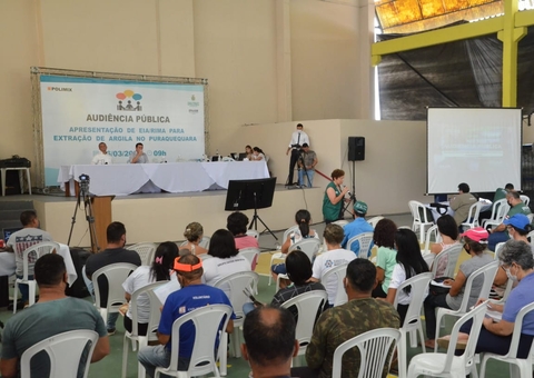 Manaus faz audiência para tratar sobre impactos da extração de argila