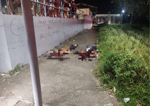 Dupla é colocada de joelhos e executada com tiros na cabeça em Manaus