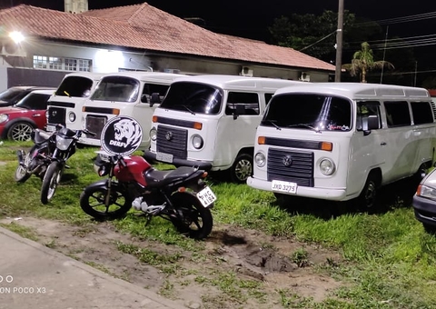 Motos roubadas em Manaus são apreendidas em barco a caminho do Pará