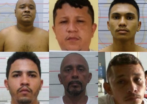 Polícia procura 6 membros de facções foragidos no Amazonas