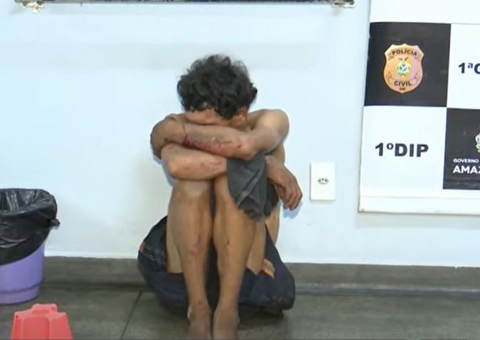 Suspeito de furto se livra da morte após chegada da polícia em Manaus