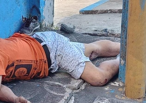 Funcionários encontram homem espancado e morto na frente de escola em Manaus