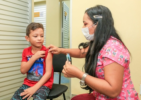 Postos de vacinação contra covid são ampliados para público infantil em Manaus