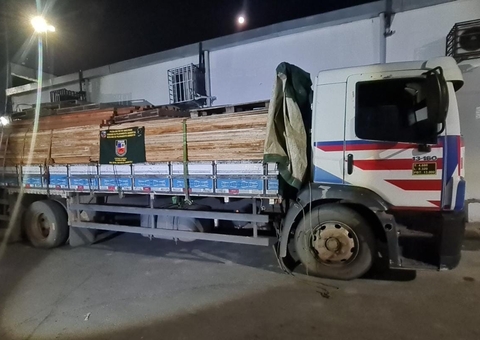 Carga de madeira ilegal avaliada em R$ 7 mil é apreendida na AM-010