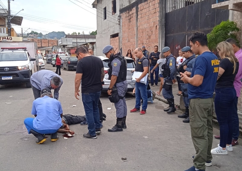 Após ser baleado, homem é abordado por segundo pistoleiro e executado em Manaus