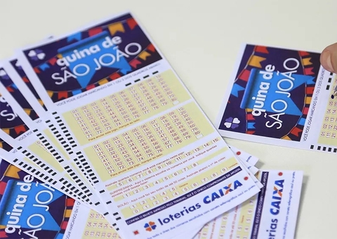 Quina de São João tem prêmio de R$ 196 milhões; veja números sorteados